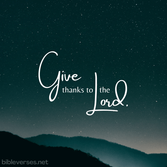 Psalms 118:1 - Bibleverses.net